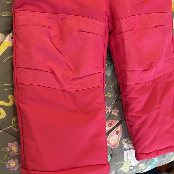 Girl Pink Snow Pants - Picture 3 of 6